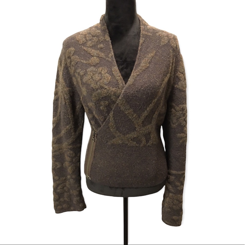Sarah Pacini Sweater Wool Blend One Size - Picture 1 of 9